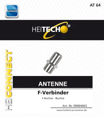 Produktbild von Sat-Adapter, F-Verbinder, Buchse-Buchse, Satverbinder