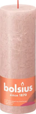Obrázek produktu pro Bolsius Rustiko Shine, Válec, Růže, 85 h, 1 kusů