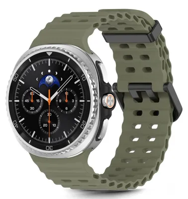 Image de Bracelet pour Galaxy Watch 8 40 mm / 44 mm / 8 Classic 46 mm, Tech-Protect IconBand, vert
