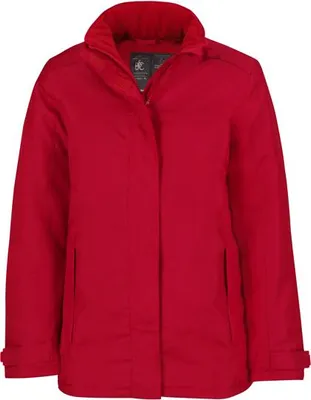 Produktbild von Damen Winterjacke - B&C REAL+/W - deep red - Größe 2XL
