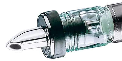 Produktbild von Flaschenausgießer, aus verchromten Kunststoff, passend für 0,7 & 1,5 l Flaschen