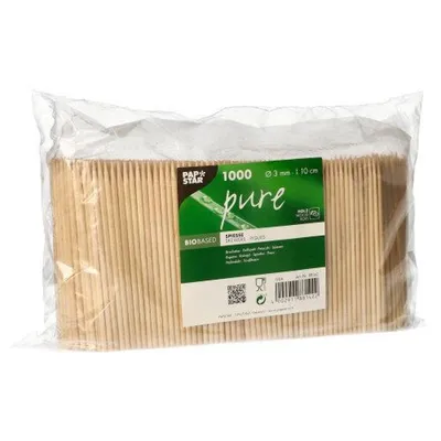 Produktbild von 10.000 Fingerfood - Spieße, Holz pure Ø 3 mm · 10 cm