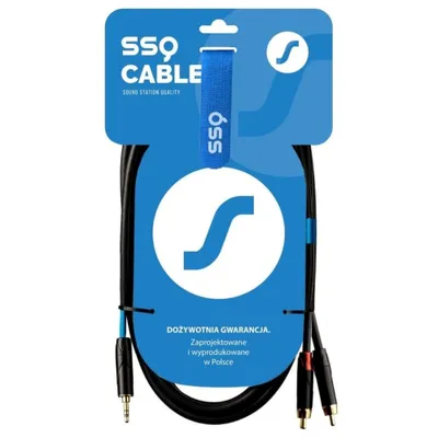 Immagine prodotto di SSQ MiJRCA1 - Cavo mini jack stereo - 2x RCA, 1 metro