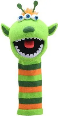 Obrázek produktu pro The Puppet Company Handpuppe Eco Sockettes Narg - recyklované loutky Plüsch
