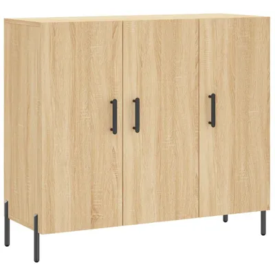Zdjęcie produktu dla Szafka, dąb sonoma, 90x34x80 cm, materiał drewnopochodny