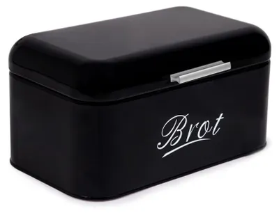 Produktbild von Retro-Brotbox aus Metall mit Deckel