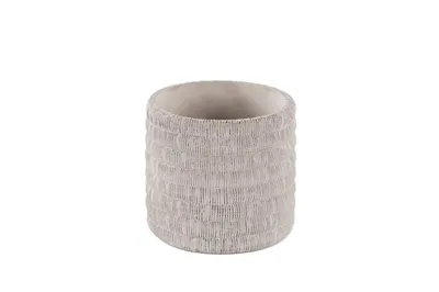 Produktbild von Rasteli Blumentopf Zement Grau D 14,5 cm H 12,8 cm Pro 2 Stück