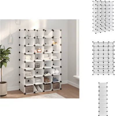 Obrázek produktu pro vidaXL Botník transparentní 93x36,5x140 cm PP - Botníky a skříně