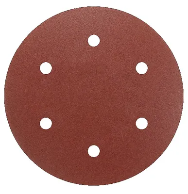 Produktbild von 225mm Polierscheibe, Sorte 240, 5 Stück mit 6 Löchern