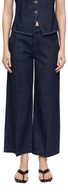 Produktbild von Comma Damen Pants 2182074 59Z8 blau 46