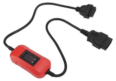 Imagen del producto de Cable adaptador para escáner OBD2 de 12-24V, compatible con X431 Easydiag 2.0/3.0, marca GOLO, resistente al calor y adecuado para camiones pesados diésel. (Color: rojo)
