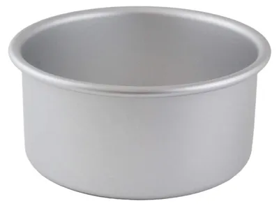 Image de Plaque à pâtisserie à fond amovible, forme ronde, surface plate, en aluminium