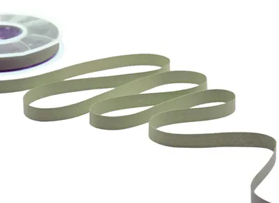 Poly-Katoenband matt 10 mm x 25 m, Salbeigrün
