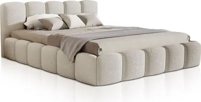 Produktbild von Juskys Polsterbett Catania - Inkl. Lattenrost - 180 x 200 cm - Beige