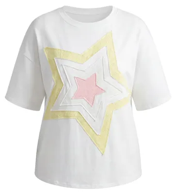 Image de TEYLON - T-shirt pour femmes, blanc, taille XL