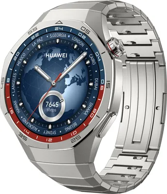 Produktbild von Huawei Watch GT 5 PRO 46MM Titanium, Smartwatch, 326 ppi, EKG, SpO2-Erkennung