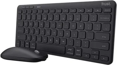 Zdjęcie produktu dla Klawiatura z myszą Trust 25061 Black Qwerty Spanish QWERTY