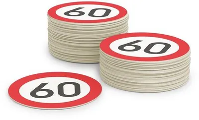Image de Sous-verres ronds en carton écologique, 10 cm
