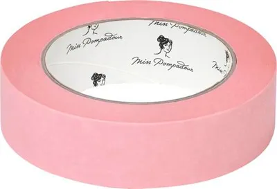 Produktbild von MissPompadour Zum Lack Abkleben Washi Tape Kreppband Malerklebeband strong pink 30 mm x 50 m