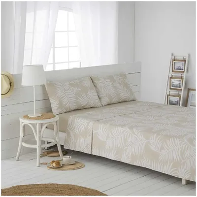 Produktbild von ARTean Bettwäsche-Set aus Baumwolle, beige, 180 x 190/200 cm, 100% Baumwolle