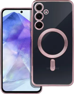 Immagine prodotto di Custodia per cellulare Custodia protettiva Bumper per smartphone compatibile con Samsung Galaxy A55 5G Rosa