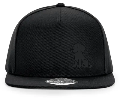 Produktbild von Huuraa Cappy Mütze brauner Labrador Retriever Chocolate Labi Comic Black Polyester Snapback Kappe Geschenkidee