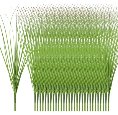 Kunstgras 30 Stück, 30 cm, grün, UV-beständig