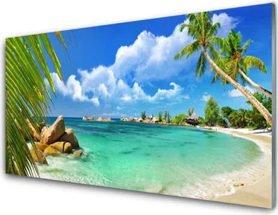 Produktbild von Acrylglasbilder 100x50 Wandbild Druck Meer Landschaft