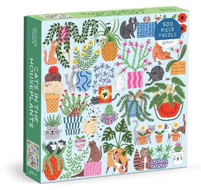 Produktbild von Katzen in den Zimmerpflanzen – 500-Teile-Puzzle