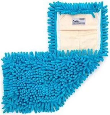 Produktbild von Wisch-Star Microfasermopp Chenille "Calito" Mikrofasermopp Wischmopp blau 40 cm