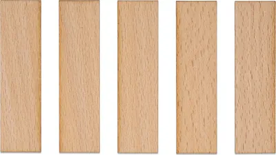 Obrázok produktu pre Drevené knôty do sviečok, 75 x 20 x 1 mm, 5 ks