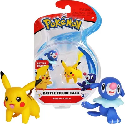 Produktbild von Pokemon Battle Figure Pack Minifigur Pack Pikachu, Robball (5 cm)