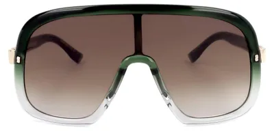 Productafbeelding van DSQUARED2 D2 0119/S 1ED, groene zonnebril voor heren, modelnummer 99/1/135