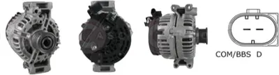 Produktbild von CASCO CAL15280AS Lichtmaschine Generator LiMa 90A 12V für BMW 3 Limousine (E46) 3 Touring (E46) 3 Coupe (E46) 3 Cabrio (E46) 3 Compact (E46)