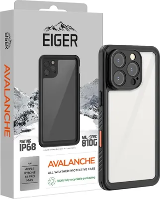 Produktbild von Eiger Avalanche Case schwarz für Apple iPhone 16 Pro Max