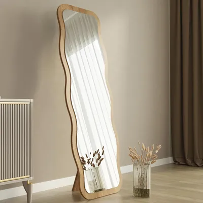 Immagine prodotto di Bissone - Specchio, 50x160h cm Marrone Rovere, Forma Rettangolare
