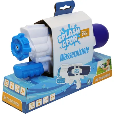 Produktbild von Wasserpistole mit Pump- und Schussfunktion 28 cm bunt