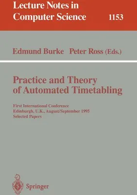 Produktbild von Practice and Theory of Automated Timetabling