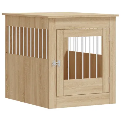 Produktbild von vidaXL Hundekäfig im Möbelstil Sonoma-Eiche 64,5x80x71cm Holzwerkstoff