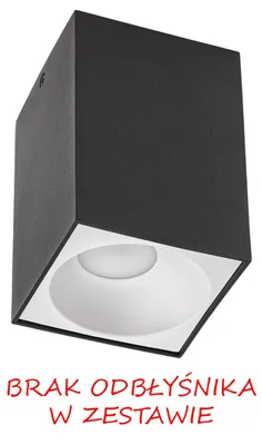 Produktbild von CHLOE ELEMENTO GU10 LED Deckenleuchte 95x95mm Schwarz