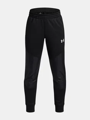 Obrázek produktu pro Chlapecké sportovní kalhoty UNDER ARMOUR UA ARMOUR FLC PRO UTILITY P 6008899-001 ČERNÁ velikost: 164