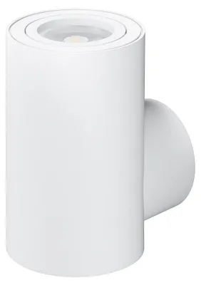 Zdjęcie produktu dla Kinkiet ścienny LED One Wall GU10 38°, cylindryczny, matowobiały, nowoczesny design do oświetlenia wnętrz – Beneito & Faure