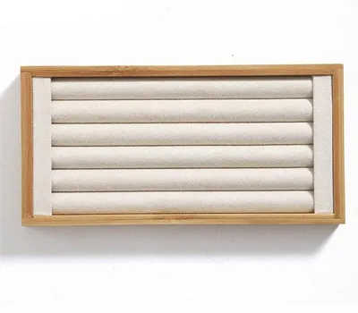 Produktbild von Set für Ringe - Bambus - Beige