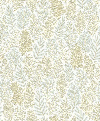 Produktbild von Masureel Tapete Blätter Orange - 631869 - 53 cm x 10.05 m