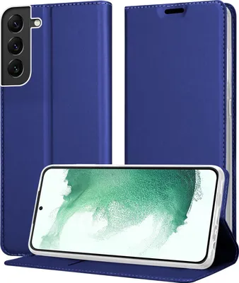 Produktbild von Cadorabo Handyhülle für Samsung Galaxy S22 PLUS Schutz Hülle in Blau Cover Etui Book Case Booklet