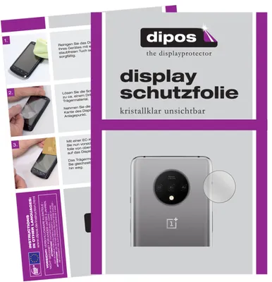 Produktbild von 6x Schutzfolie für OnePlus 7T Kameralinse klar Displayschutzfolie Folie Display Schutz dipos