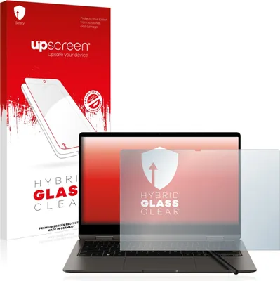 Produktbild von upscreen Schutzglas für Samsung Galaxy Book3 360 13" Schutzfolie Panzer Folie Glas Display Schutz klar
