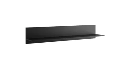 Produktbild von H.R.HOME| Wandregal LAVI 100 cm Schwarz Matt – Hängeregal Wohnzimmer Modern 100 cm