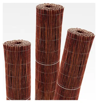 Produktbild von Weidenmatte 5m x 150 cm | Sichtschutzmatte aus Weide | Natürlicher Sichtschutz für Garten, Balkon und Terrasse | Weidenzaun mit Drahtumspannung | Sichtschutzzaun