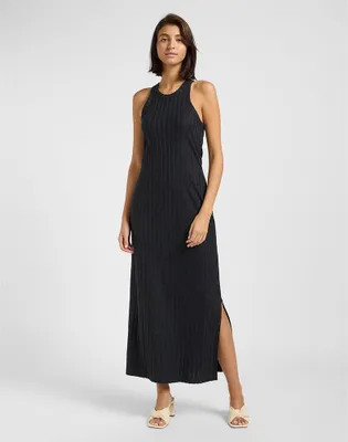 Produktbild von Lee Rib ärmelloses Langes Kleid Schwarz XS Frau Schwarz XS